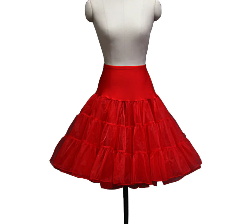 Chic Tulle Midi Skirt for Women