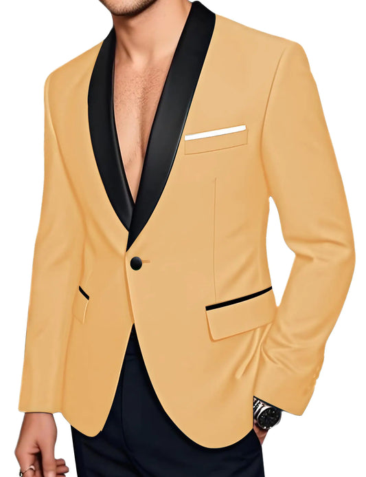 Barry.Wang Men's Lightweight Blazer Casual Suit Jacket