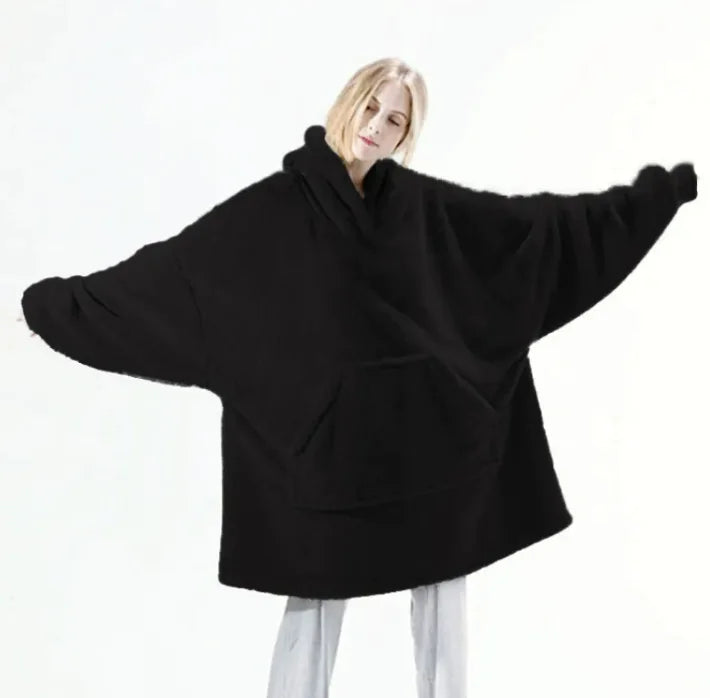 Cozy Fleece Hoodie Blanket