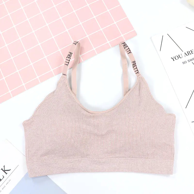 Athletic Alphabet Bandeau Top