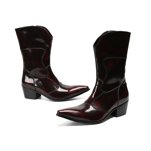 Chic British High Tops in Leather