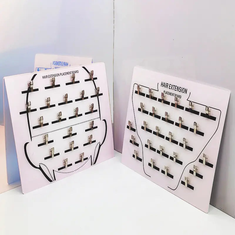 Chic Acrylic Hair Extension Organizer