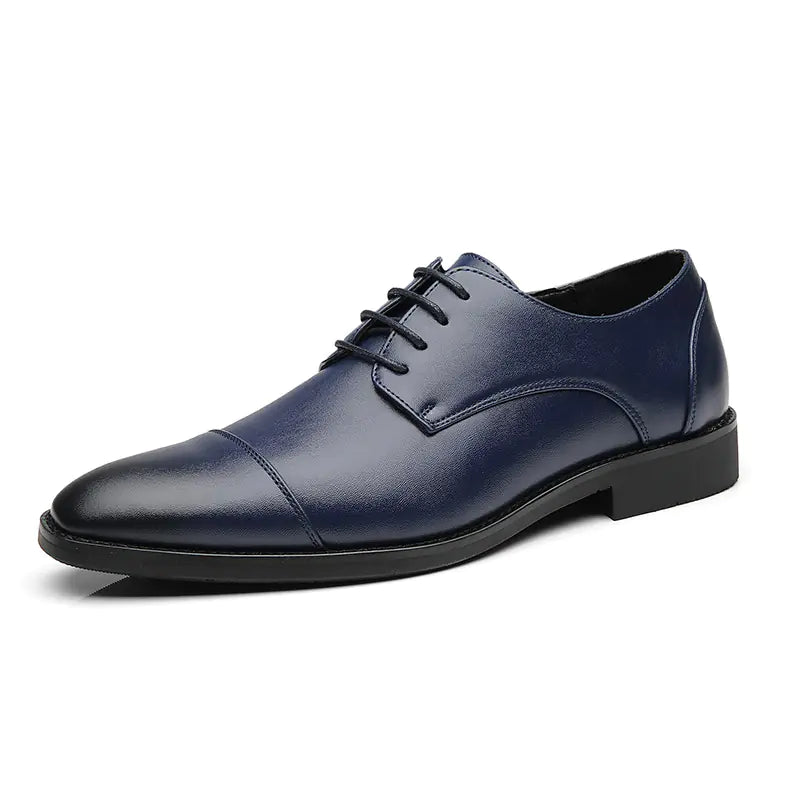 Gentleman's Essential Oxford Leather Shoes