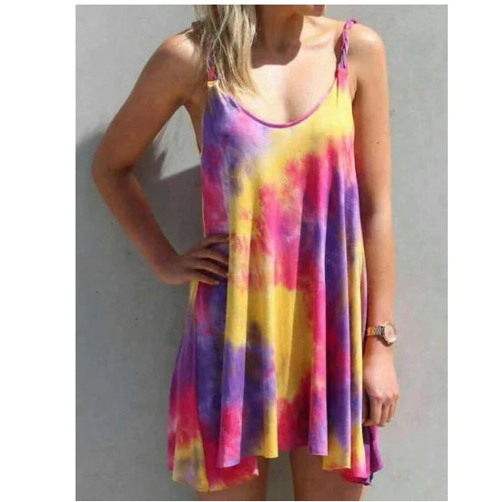 Chic Cotton Swing Camisole Dress