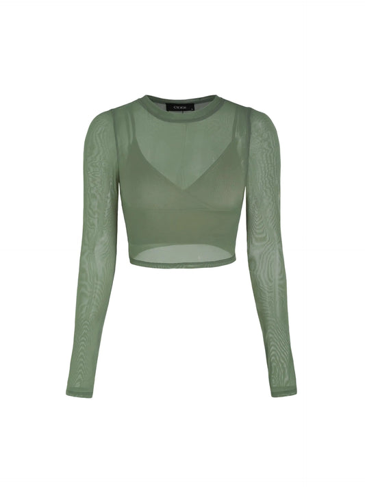 CIDER Women’s Elegant Mesh & Tank Duo: Neutral S