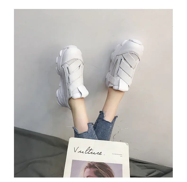 Stylish Velcro Platform Kicks for babies