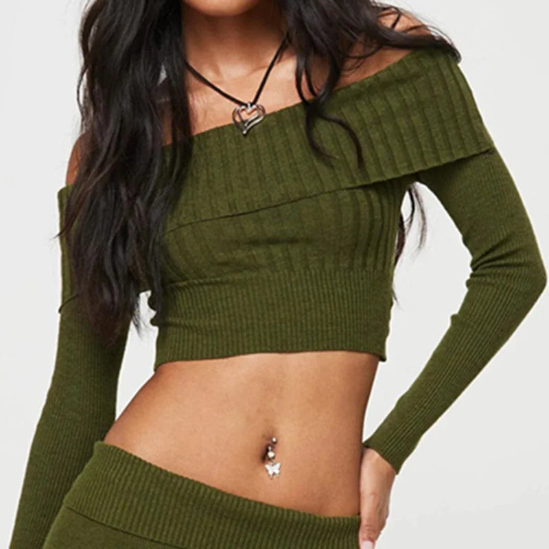 Chic Foldover Sweater