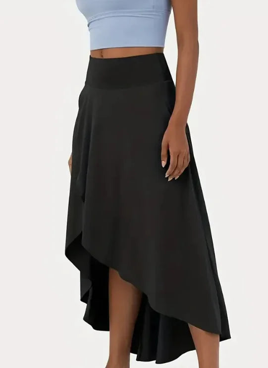Flowing Asymmetry Skirt