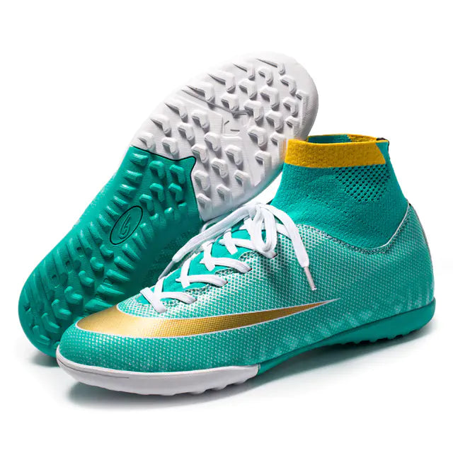 Men's Nylon Soccer Cleats - Outdoor Athletic Shoes