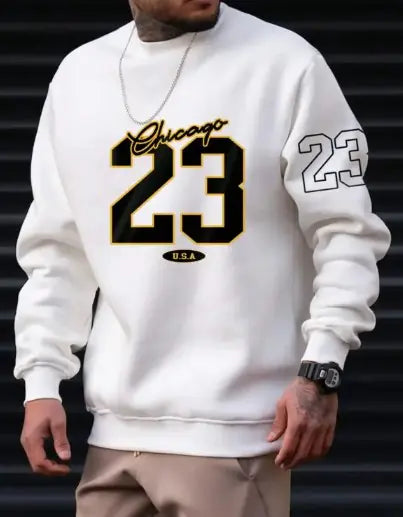 Artistic Letter Fleece Sweat Set