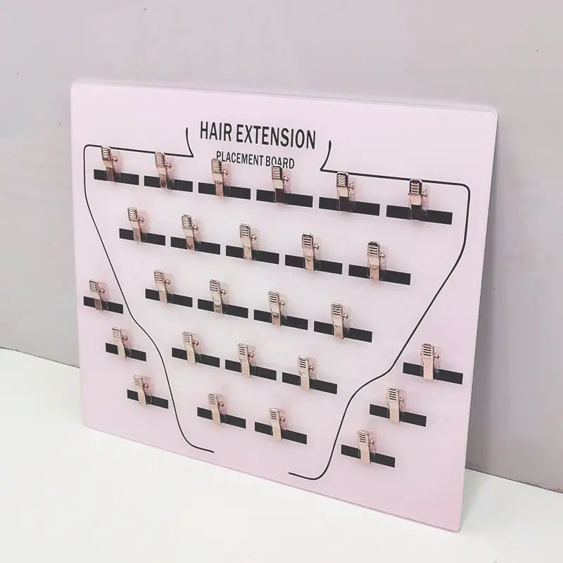 Chic Acrylic Hair Extension Organizer