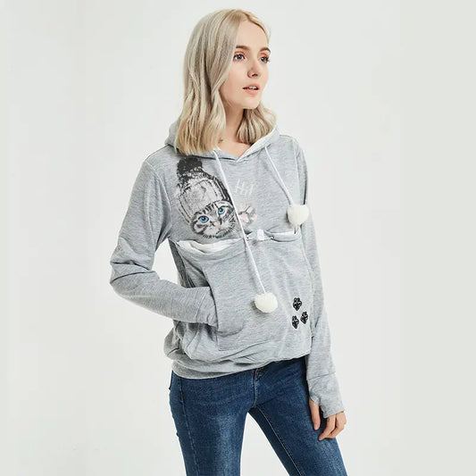 Ladies' Cozy Pocket Hoodie