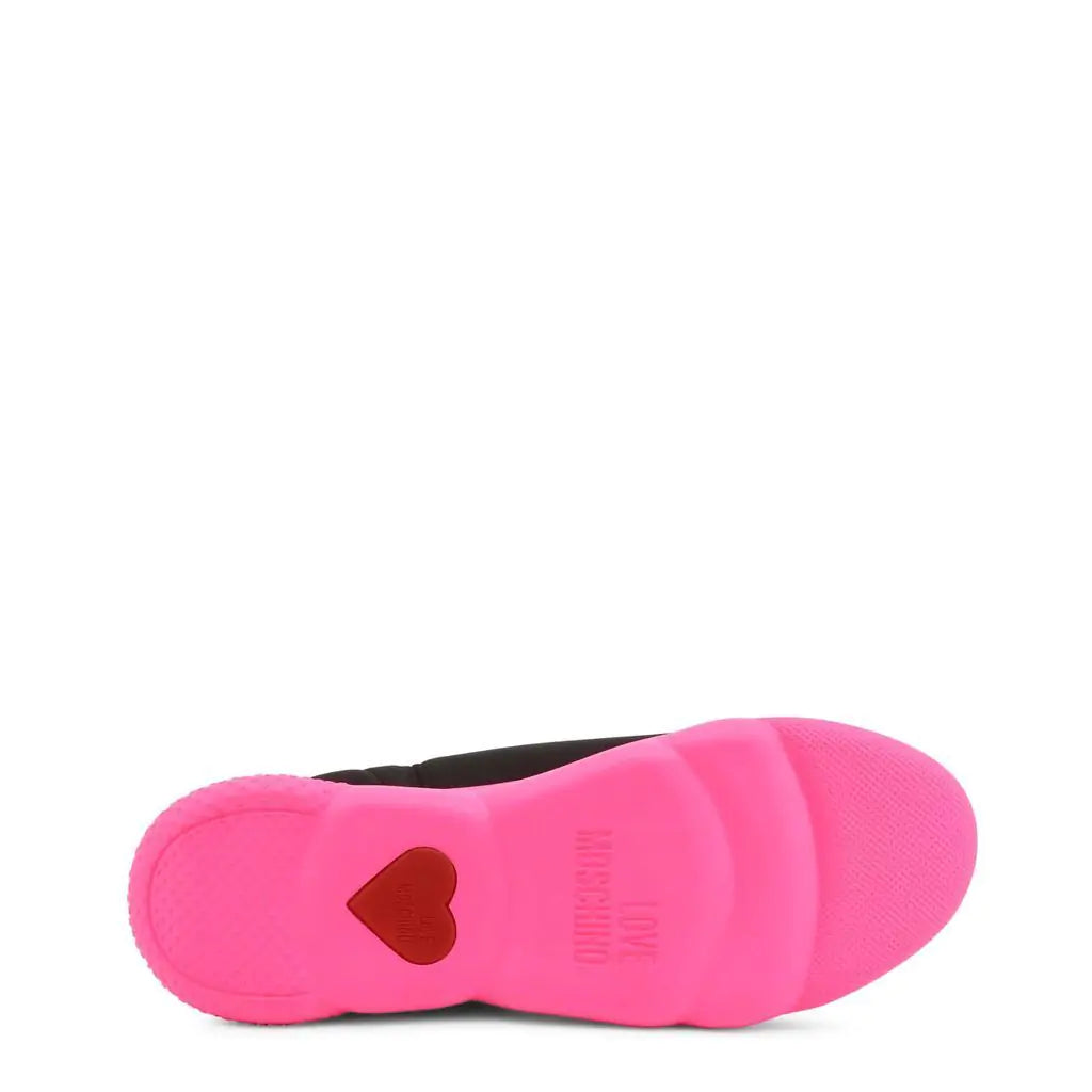 Neon Pink Platform Sneakers