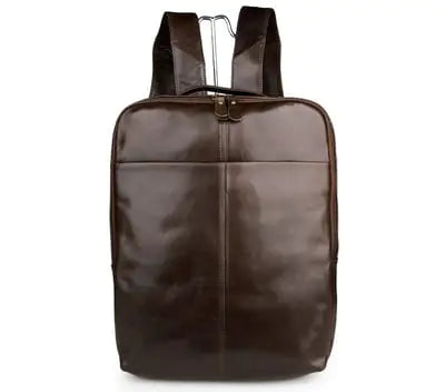 Premium Leather Tech Backpack