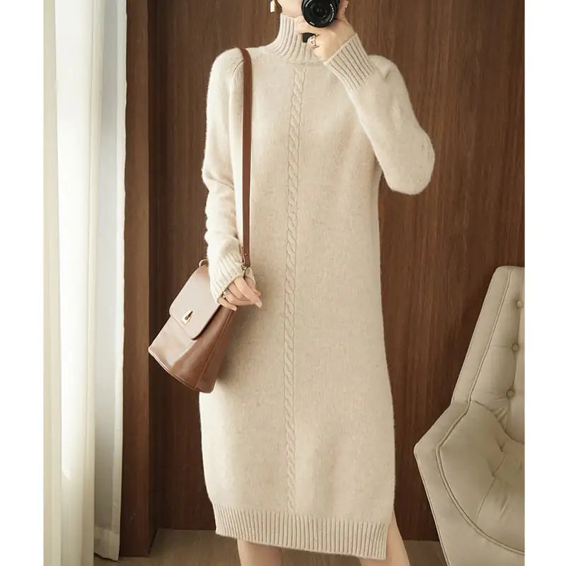 Luxe Cashmere Woolen Skirt for Women