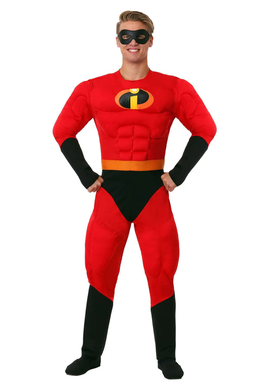 Men's Disney Pixar Mr. Incredible Superhero Costume XXL