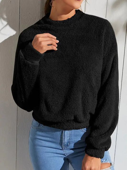 Dual-Side Velvet Comfort Sweatshirt