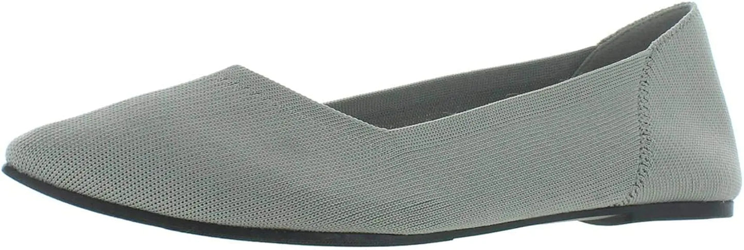 Kerri Knit Pointed Flats - Gray Size 8.5