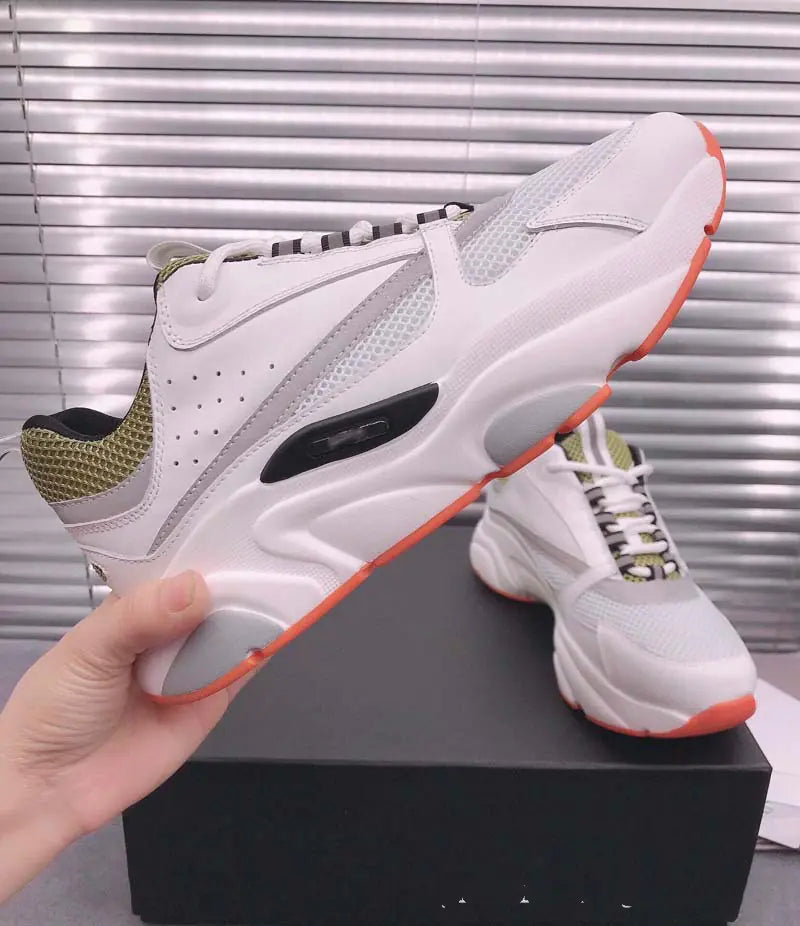 Trendy Color-Block Couple Sneakers