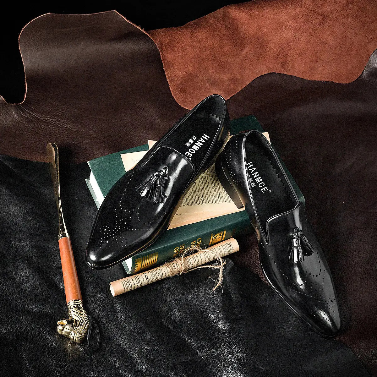 Men's Handmade Stylish Leather Loafers