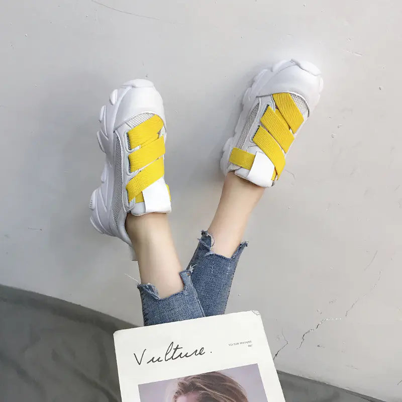 Stylish Velcro Platform Kicks for babies