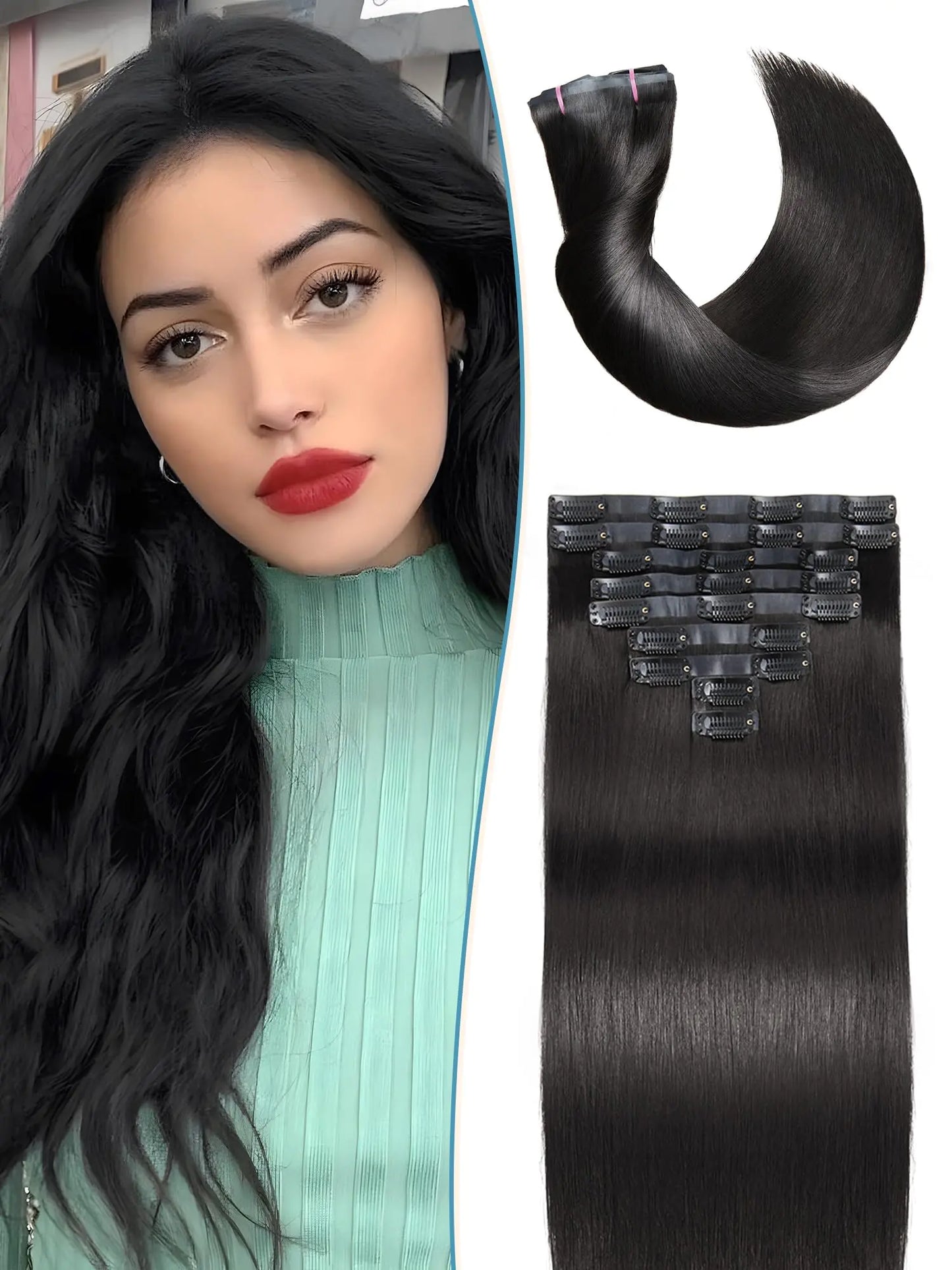 Seamless Clip-In Remy Hair Extensions