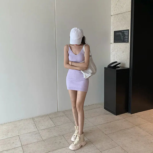 Summer Chic Women's Knit Crop Top