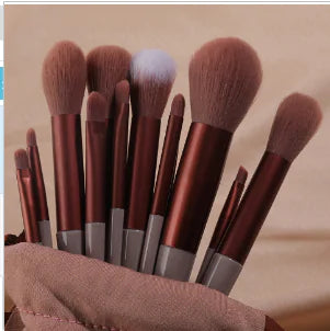 Luxury Pro Makeup Brush Collection - 13 Piece Set