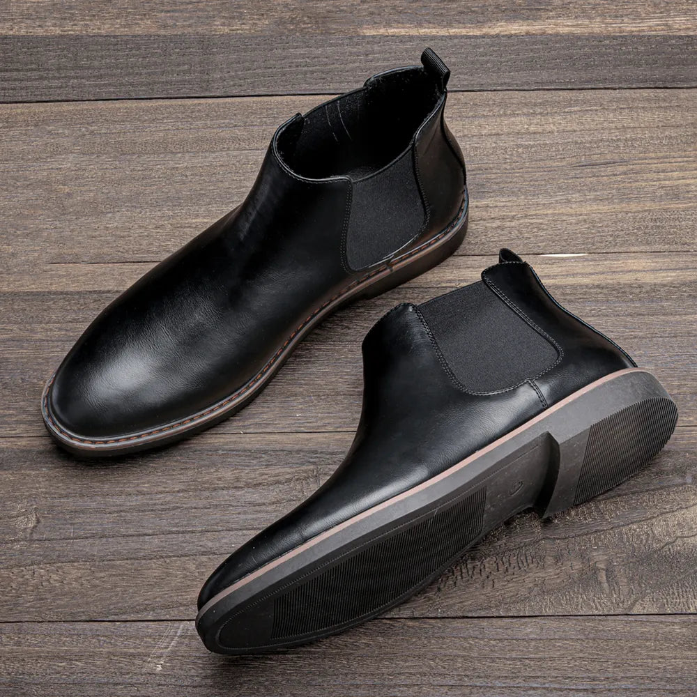 RainGuard Men's Leather Boots