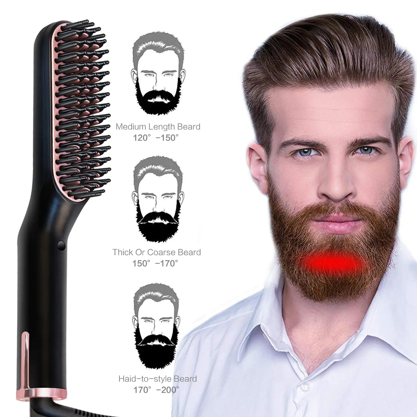Sleek Styler Brush & Beard Combo