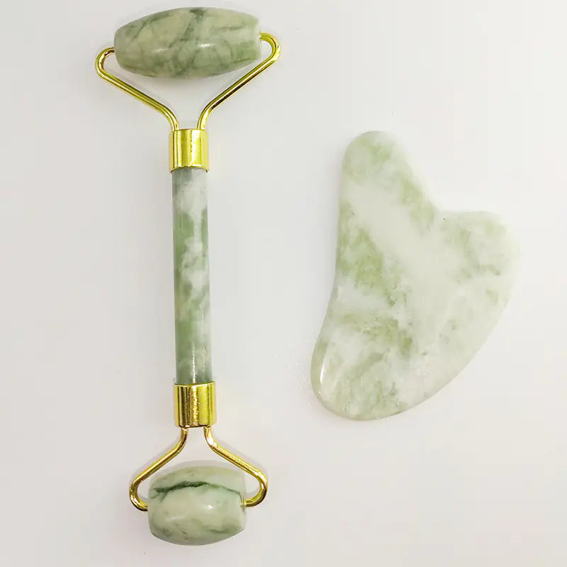 Serene White Jade Facial Therapy Set