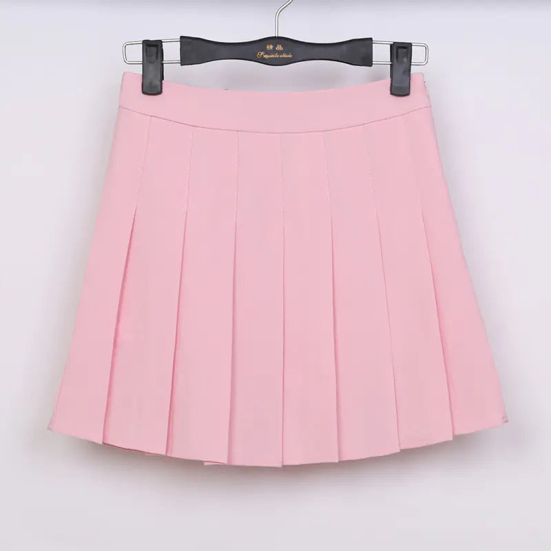 Chic Pleated Midi Skirt