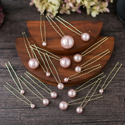 Pearl Blossom Bridal Hairpins